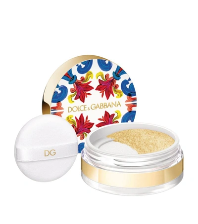 Dolce & Gabbana Solar Glow Translucent Loose Setting Powder In 3 Honey