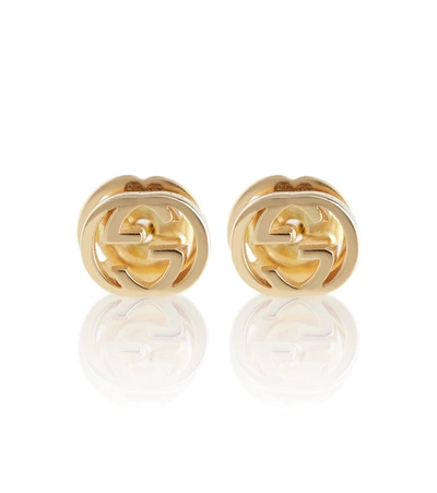 Gucci Interlocking G 18kt Gold Earrings