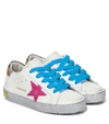 GOLDEN GOOSE SUPERSTAR LEATHER SNEAKERS,P00570717