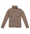 GUCCI INTARSIA STRIPED WOOL SWEATER,P00584195