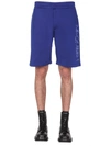 ALEXANDER MCQUEEN SHORTS WITH EMBROIDERED LOGO,662588 QRZ740903