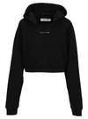 ALYX ALYX COLLECTION LOGO CROPPED HOODIE,AAWSW0105FA01F21BLK0001