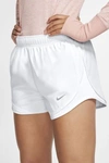 Nike Dri-fit Tempo Running Shorts In White