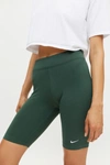 Nike Sportswear Plus Size Women's Essential Mid-rise Bike Shorts In Olive