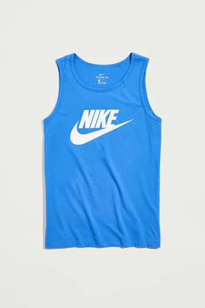 Nike Men's Sportswear Logo Tank Top In Blue