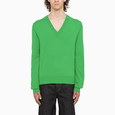 Bottega Veneta Green Wool Blend Jumper