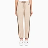 GUCCI BEIGE GG PRINT JOGGING TROUSERS,655198XJDFP-J-GUC-9115