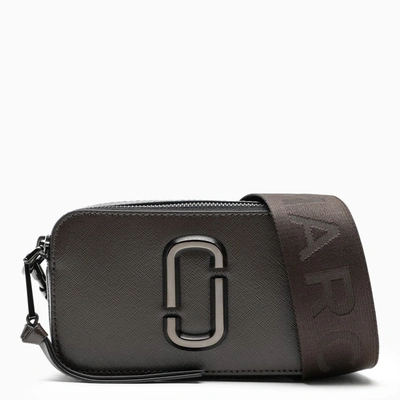 Marc Jacobs Black Snapshot Small Bag In Grey