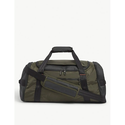 Briggs & Riley Zdx Large Coated Woven Duffel Bag In Hunter Green