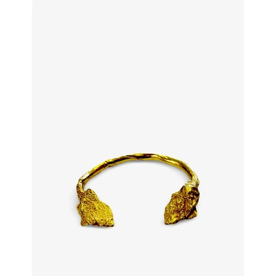 La Maison Couture Imogen Belfield Rocks Small 18ct Yellow-gold Cuff Bracelet