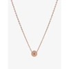 LITTLESMITH LITTLESMITH WOMEN'S PERSONALISED INITIAL ROSE GOLD-PLATED CIRCLE BEAD NECKLACE,98034185