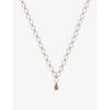 LA MAISON COUTURE LA MAISON COUTURE WOMEN'S GOLD MAKAL EARTH VERTICAL 18CT GOLD AND 2G GOLD-NUGGET NECKLACE,47510563