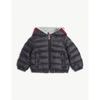 MONCLER NAVY GADDY HOODED SHELL-DOWN JACKET 6-36 MONTHS 12-18 MONTHS,R03704363
