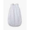 THE LITTLE WHITE COMPANY MARCIE FLORAL-PRINT ORGANIC-COTTON SLEEP BAG 1.0 TOG 18-36 MONTHS,R03727903