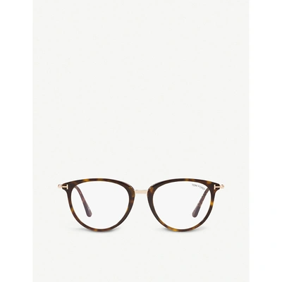 Tom Ford Ft5803-b Black Glasses In Brown