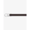 Montblanc Mens Horseshoe Reversible Leather Belt