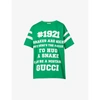 Gucci To Hug A Snake-print Cotton-jersey T-shirt In Yard Ivory