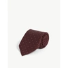 TOM FORD MENS BORDEAUX JACQUARD-PRINT WIDE-BLADE SILK TIE,R03793470