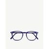 Izipizi Womens #e Reading Square-frame Glasses +3