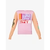 Chloé Intarsia-knit Colour-block Jumper In Pink Sorbet