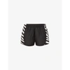 REDEMPTION ATHLETIX ZEBRA-PRINT HIGH-RISE RECYCLED-POLYESTER SHORTS,R03741530