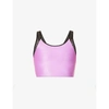 KORAL AMANDA LOOSE-FIT STRETCH-JERSEY SPORTS BRA,R03686651