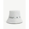 OFF-WHITE LOGO-PRINT REVERSIBLE NYLON BUCKET HAT,R03762671