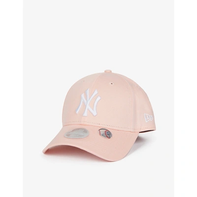 New Era 9forty New York Yankees Cotton Baseball Cap In Pink