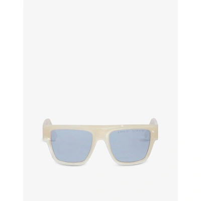 Parley For The Oceans Clean Waves Archetype 01 Square-frame Parley Ocean Plastic® Sunglasses In Sand Camo