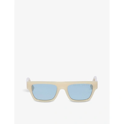 Parley For The Oceans Clean Waves Archetype 02 Rectangular-frame Parley Ocean Plastic® Sunglasses In Sand