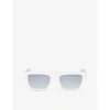 PARLEY FOR THE OCEANS CLEAN WAVES ARCHETYPE 02 RECTANGULAR-FRAME PARLEY OCEAN PLASTIC® SUNGLASSES,R03793379