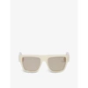 PARLEY FOR THE OCEANS CLEAN WAVES ARCHETYPE 01 SQUARE-FRAME PARLEY OCEAN PLASTIC® SUNGLASSES,R03793368