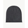 Johnstons Womens Dark Granite Cashmere Beanie Hat