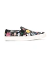 ANYA HINDMARCH 'All Over sticker' trainers,RUBBER100%