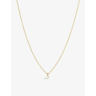 The Alkemistry Ruifier Scintilla Trio Ray 18ct Yellow Gold And 0.07ct Diamond Necklace