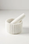 ANTHROPOLOGIE MARBLE MORTAR AND PESTLE SET,4533558650040