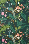 Rifle Paper Co . Peacock Wallpaper By . In Green Size Swatch