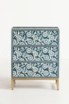 Anthropologie Lalita Inlay Nightstand In Blue