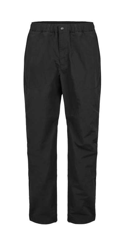 Rag & Bone Flynt Trouser In Tech Cotton In Jet Black
