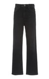 AGOLDE PINCH STRETCH HIGH-RISE CROPPED KICK-FLARE JEANS