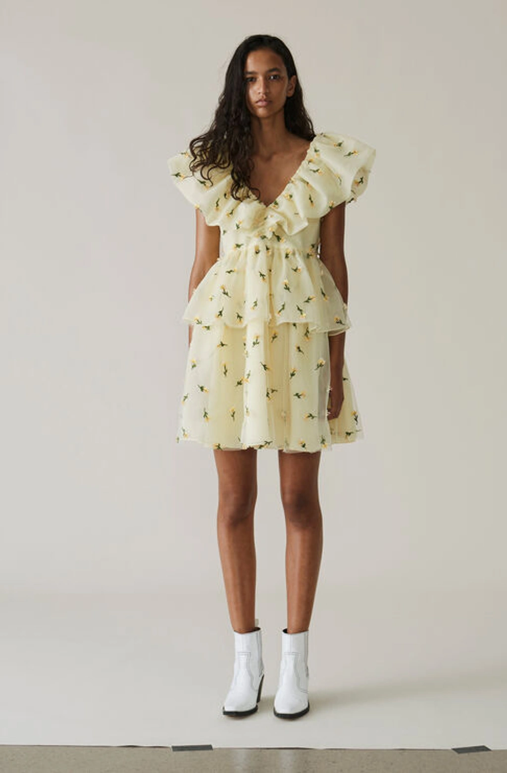 ganni bliss mini dress GANNI Bliss Mini Dress