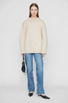 Anine Bing Rosie Sweater In Oatmeal In Oat