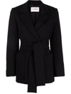 Dorothee Schumacher Emotional Essence Wrap Jacket In Schwarz