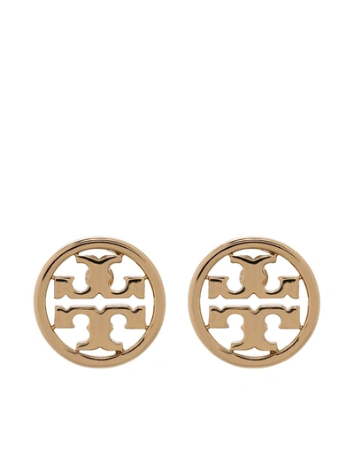 Tory Burch Miller 圆形耳钉 In Cream