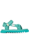 Marsèll X Suicoke Depa Touch-strap Sandals In Blau