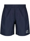 EA7 LOGO-PATCH SWIMMING TRUNKS