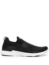 Apl Athletic Propulsion Labs Knitted High Top Sneakers In Schwarz