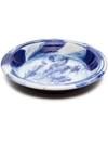 Hay Swirl Terracotta Bowl In Blau