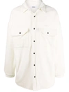 Ambush Off-white Oversized Shirt Jacket In Weiss