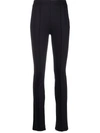Ambush High-waist Ankle Zipped Trousers In Schwarz